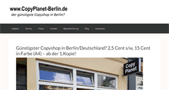 Desktop Screenshot of copyplanet-berlin.de